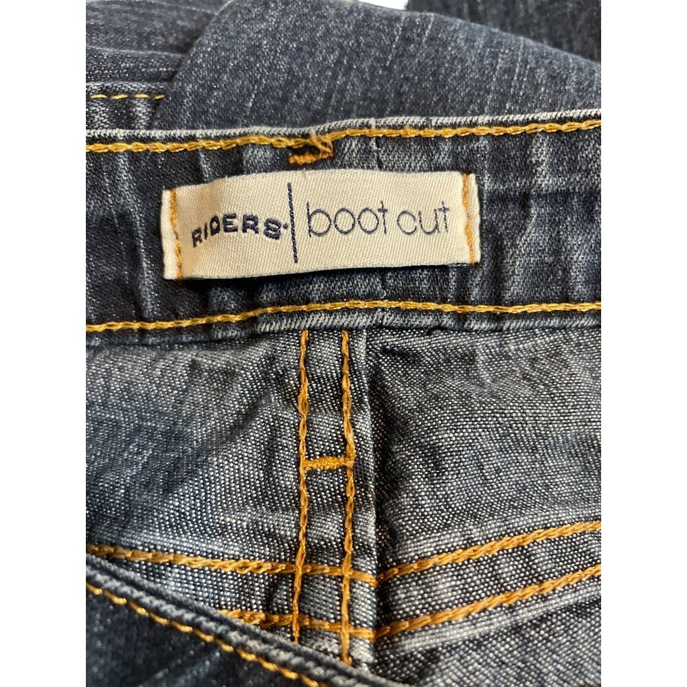 Riders Bootcut Womens Size 12 M Dark Blue Denim Jeans - Picture 7 of 9